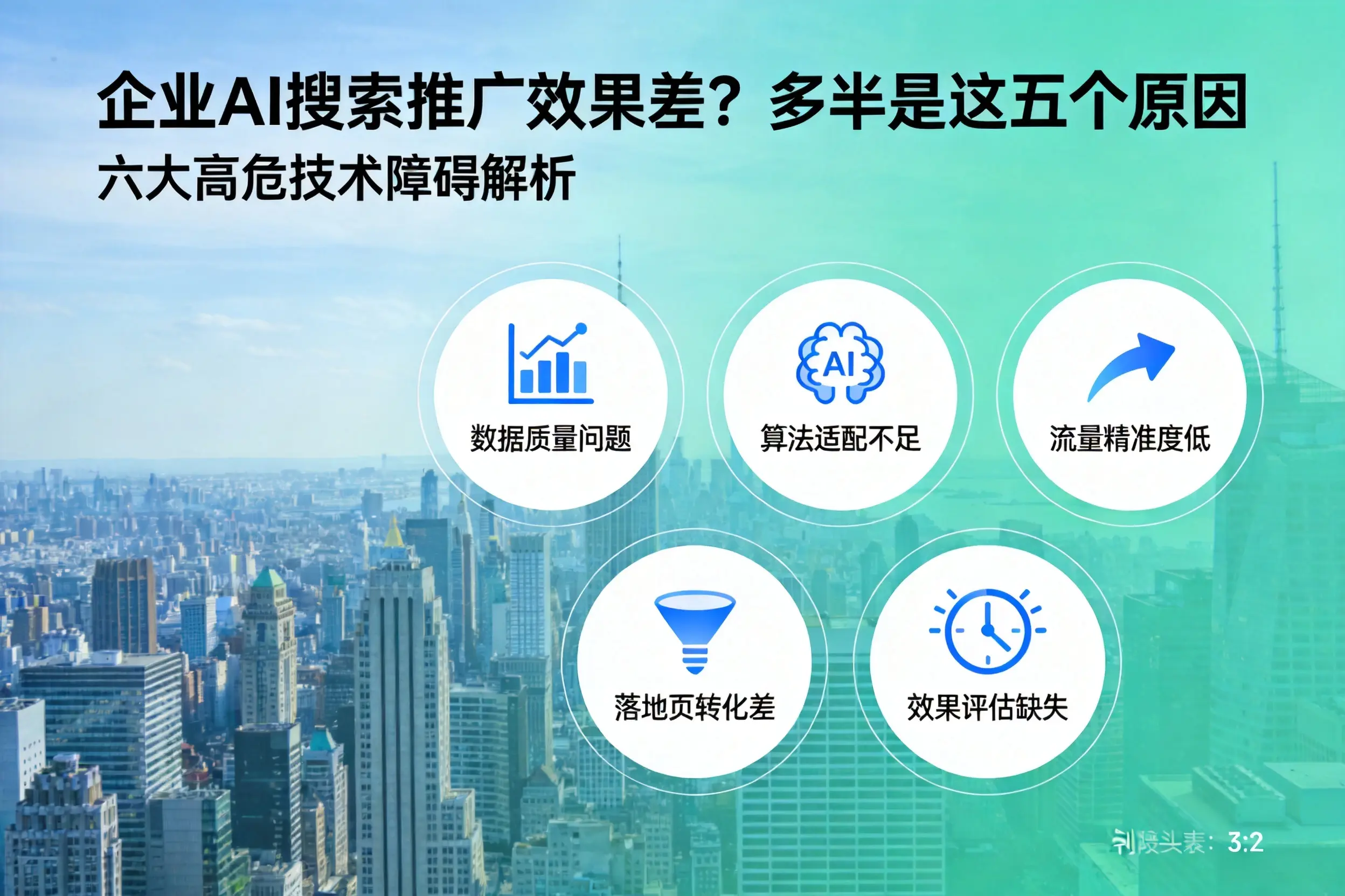 错那企业AI搜索推广效果差?多半是这五个原因